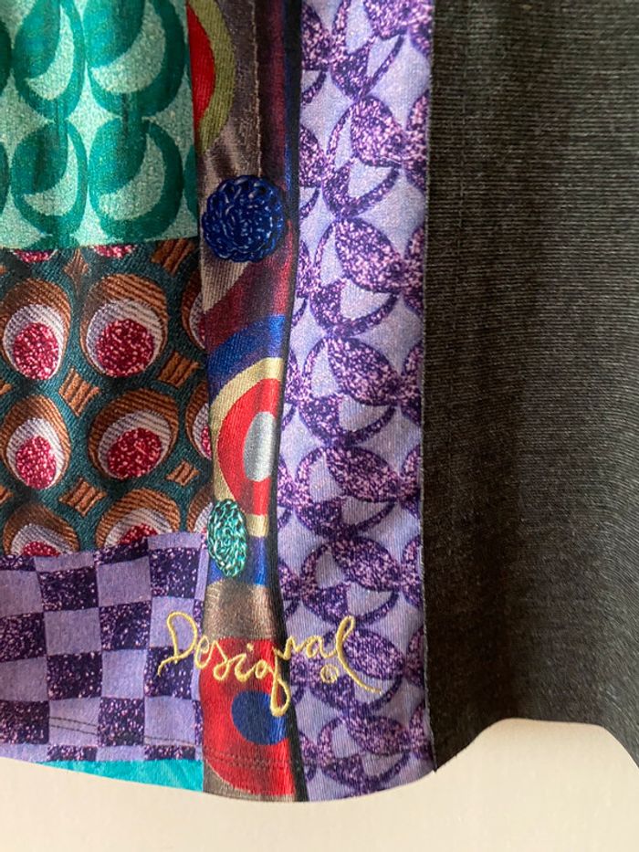 Robe colorée Desigual Taille M - photo numéro 4