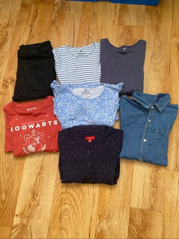 Lot vêtements fille 7-8 ans