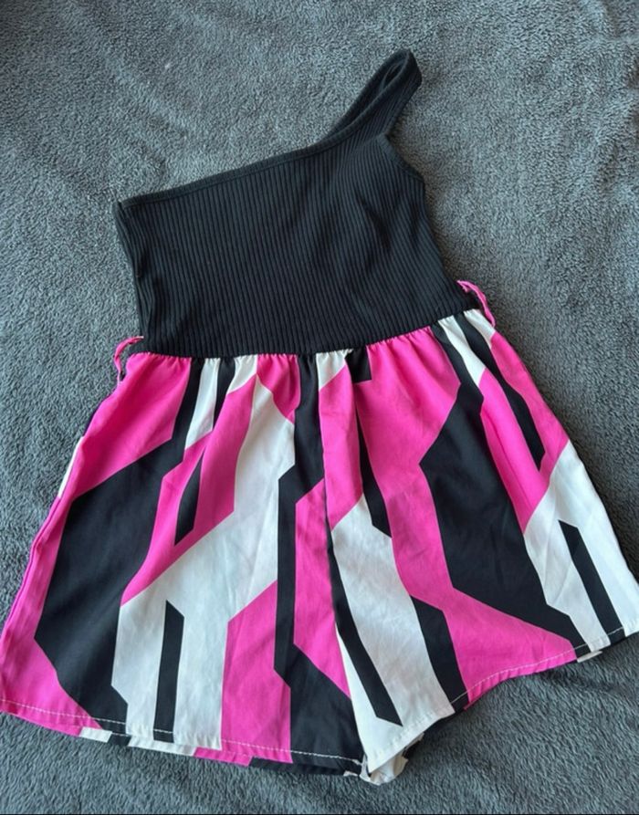 Combishort noir et rose - photo numéro 3