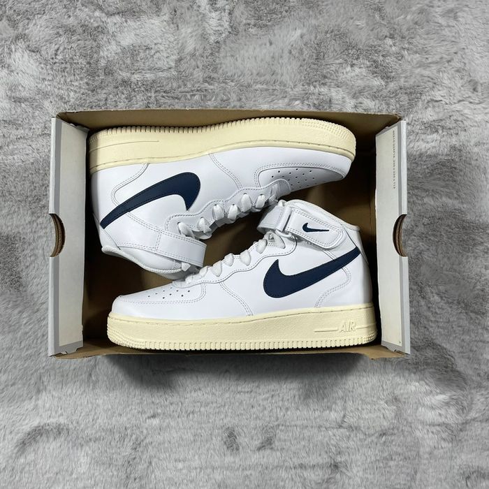 Nike Air Force 1 Mid « White Midnight Navy » pointure 42.5 - photo numéro 18