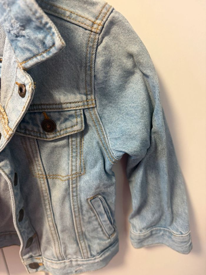 Veste en jean Zara 2/3 ans - photo numéro 4