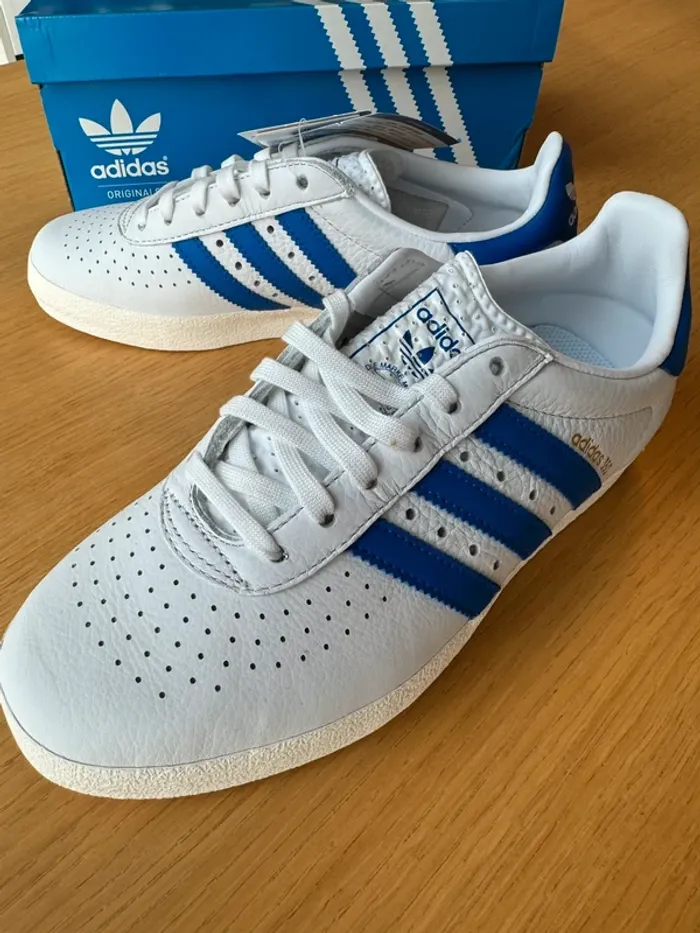Baskets Adidas 350 CQ2772 Footwear white blue off white taille 37 1/3 neuf