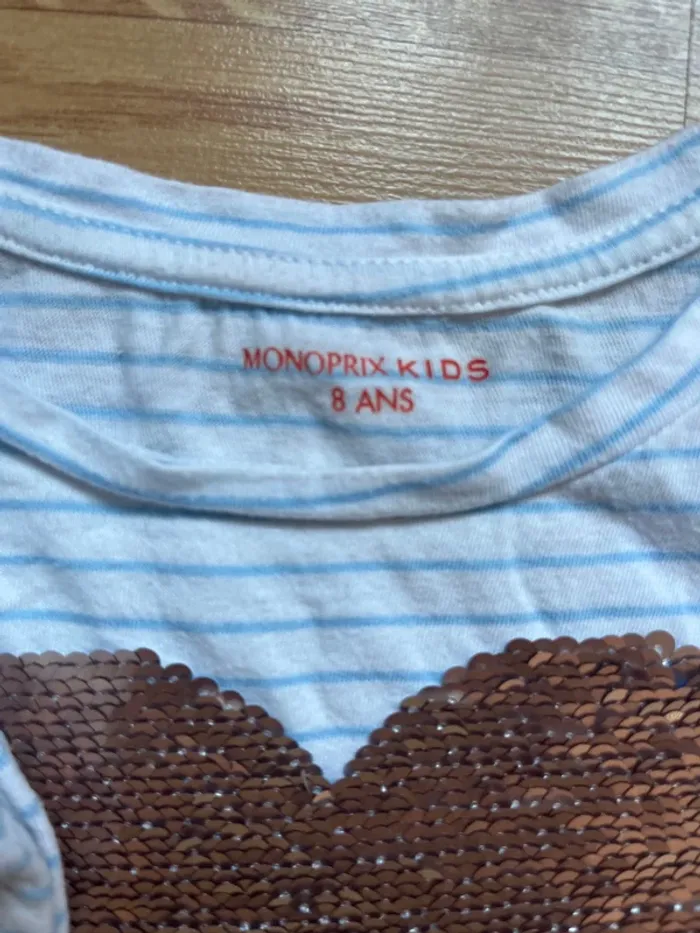 Tee shirt Monoprix 8 ans - photo numéro 4