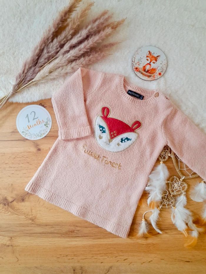 Robe pull manches longues 12 mois
