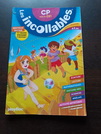 Cahier de vacances LES INCOLLABLES - CP vers le CE1