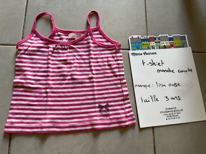 T shirt fille 3 ans