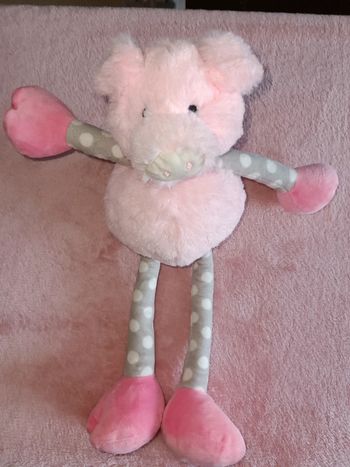 Doudou cochon Carrefour