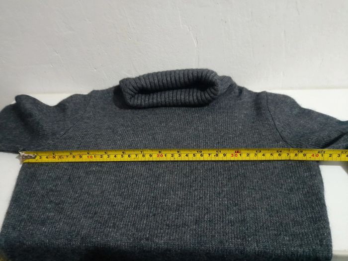 Robe moulante à col roulé en laine et angora CBMM taille S - photo numéro 8