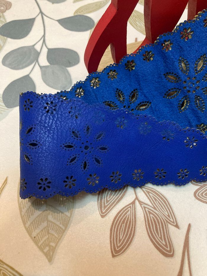 Ceinture bleue - ajustable - photo numéro 5