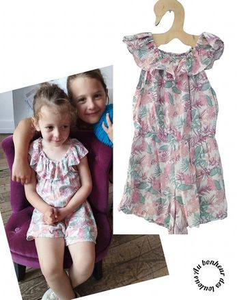 5 ans combishort été Little cigogne