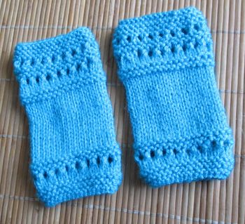 Mitaines fille tricot