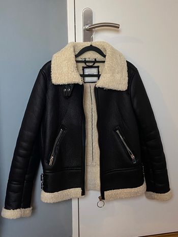 Manteau style aviateur femme