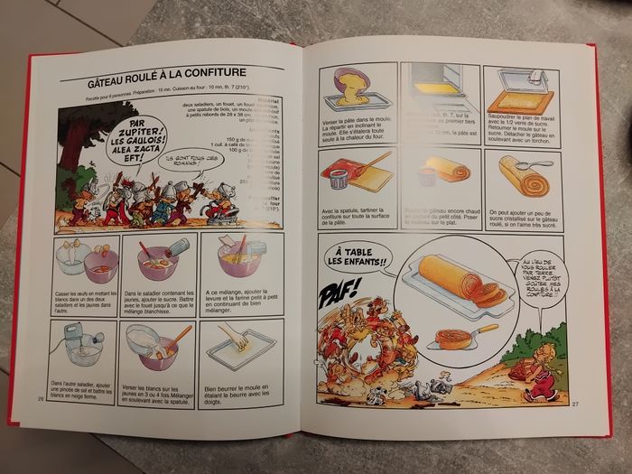 Très Rare Livre cartonné BD Neuf LES GATEAUX PREFERES d'OBELIX - photo numéro 4