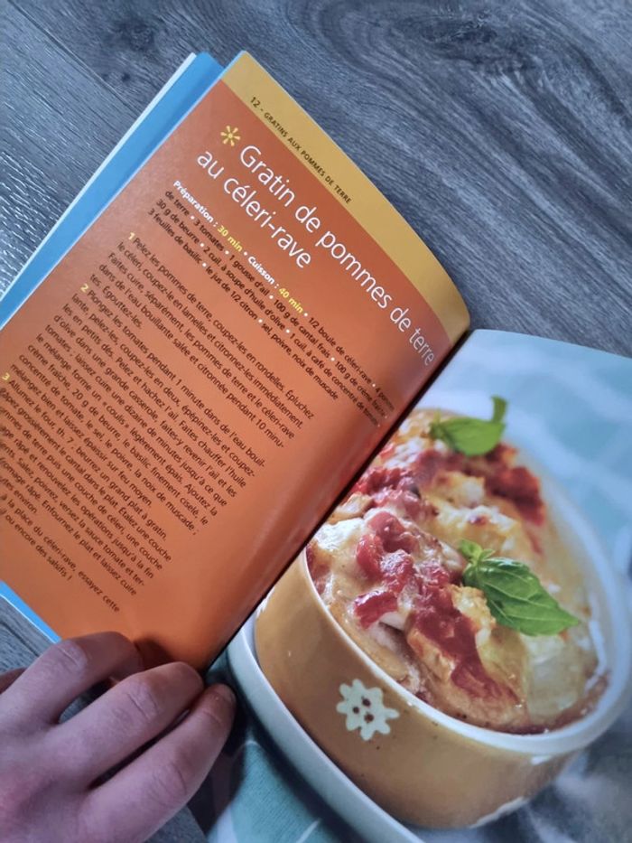 Lot de 2 livres recettes : quiches et gratins & soufflés - photo numéro 3