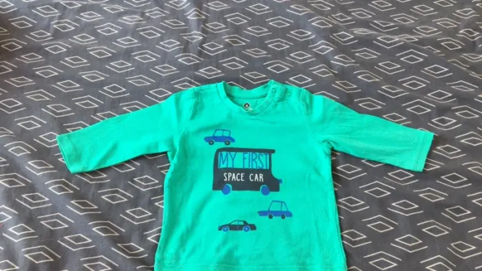 T-shirt manches longues 6 mois - photo numéro 3