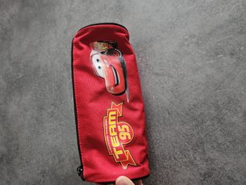 Trousse fourre-tout pour école ronde - Rouge - Cars