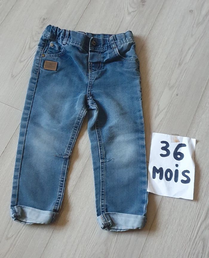 Pantalon jeans 36mois garçon 98cm tao