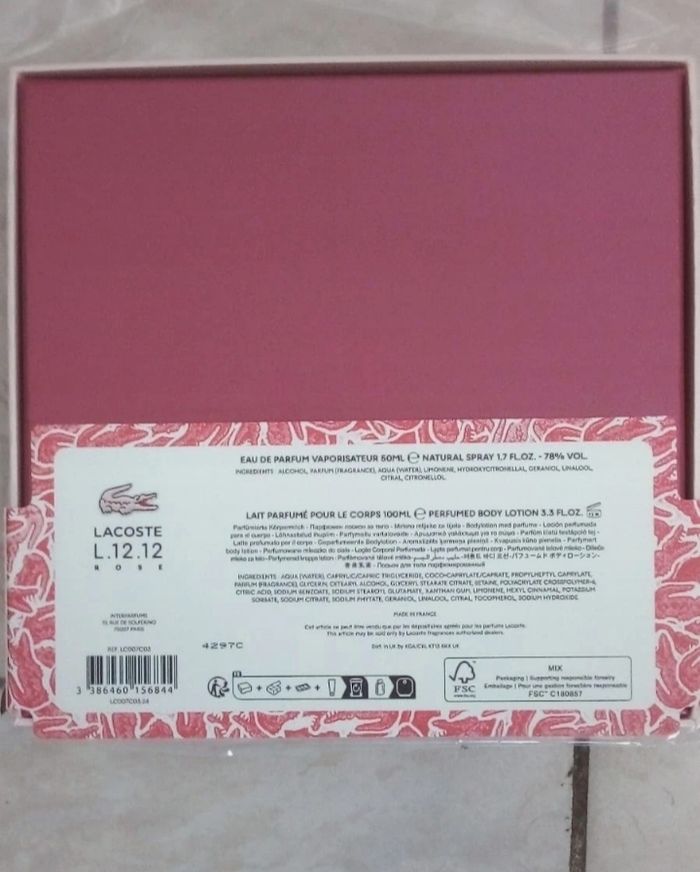 Lacoste L.12.12 Rose coffret - photo numéro 2
