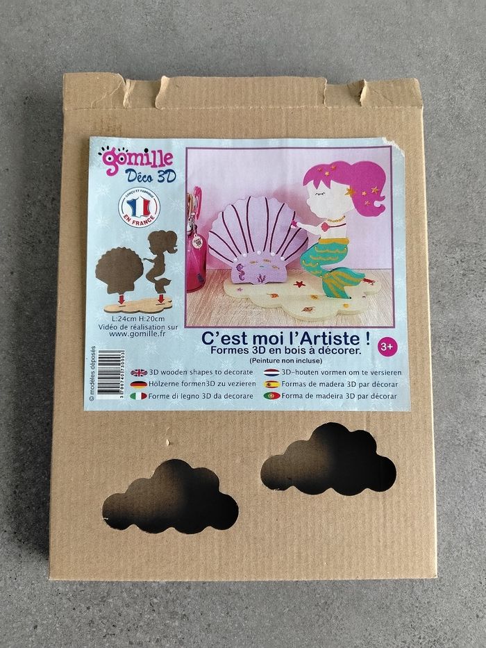 Formes 3D en bois à décorer - photo numéro 2