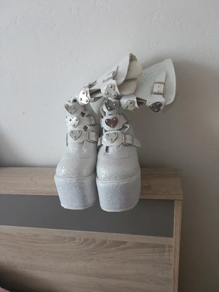 Magnifiques bottes plateforme