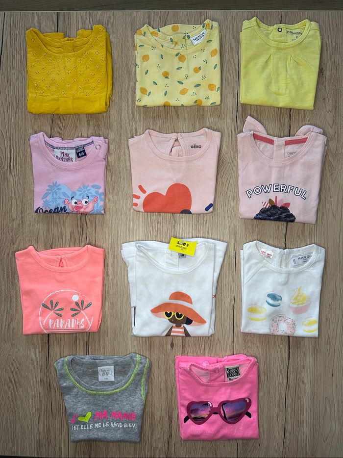 Lot de 11 t-shirts manches courtes - photo numéro 2
