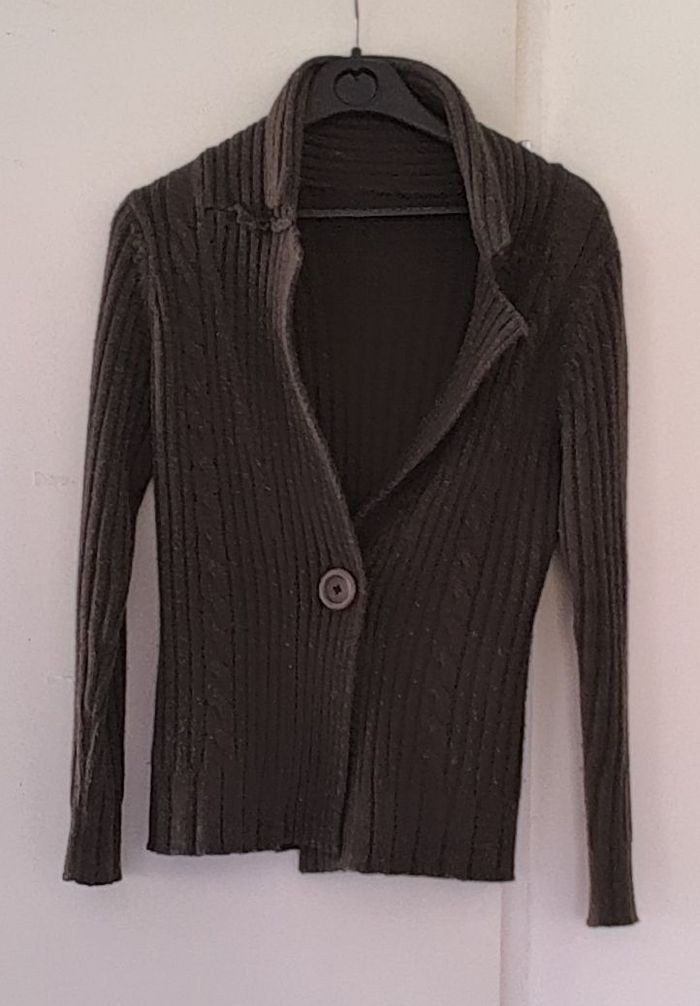 Veste femme taille S marron - Manche longue - Bon état - photo numéro 3