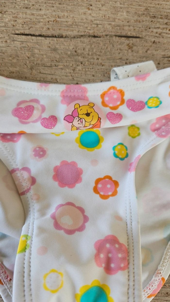 Culotte de maillot pour fille blanche, Disney, Winnie l Ourson, 3 ans, nickel - photo numéro 3