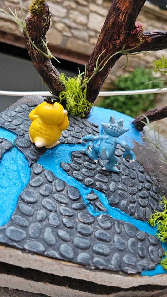 Super figurine Pokemon Nintendo tomy C.G.T.S.J évolution Psykokwak Akwakwak - photo numéro 4