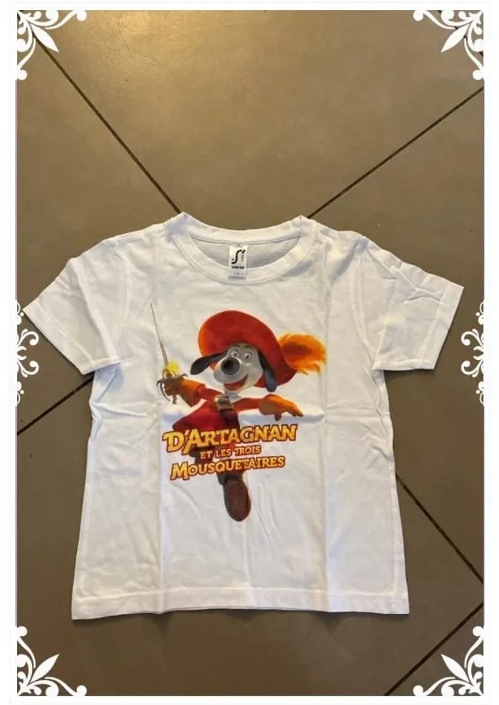 T-shirt blanc régent kids taille 6 ans enfant fille - photo numéro 2