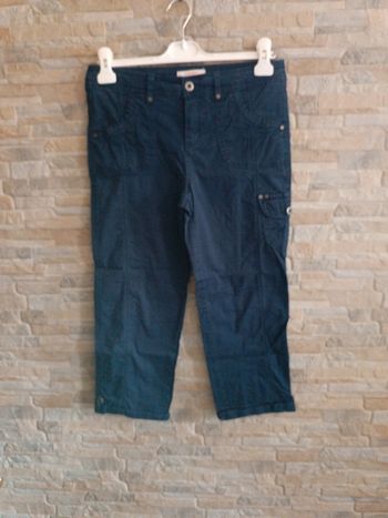 Pantacourt cargo marine Camaïeu 38