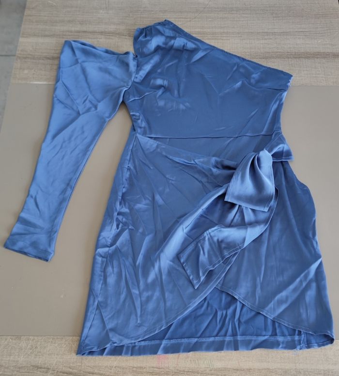 Robe d'été et de soirée marque Ravibelle Paris taille L couleur bleu pour femme - photo numéro 6