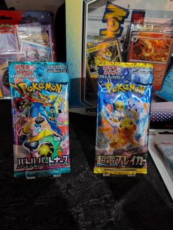 Booster Pokémon Ev8 et Ev9 Japonais.