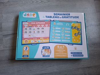 Semainier et tableau de gratitude 