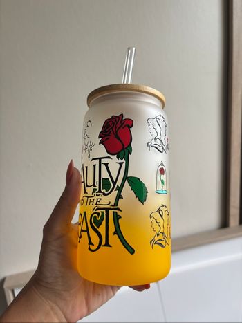 Verre la belle et la bête