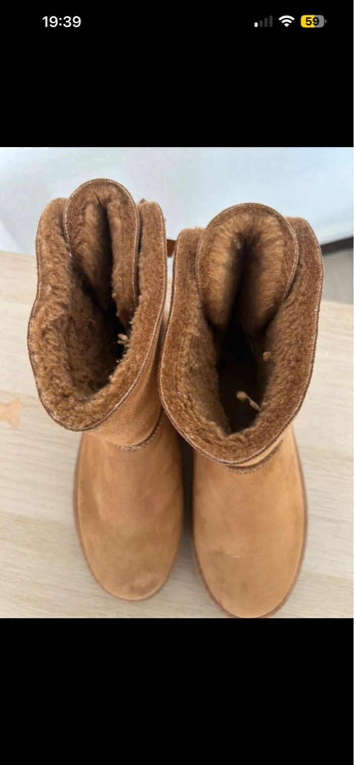 Boots marron camel - photo numéro 5