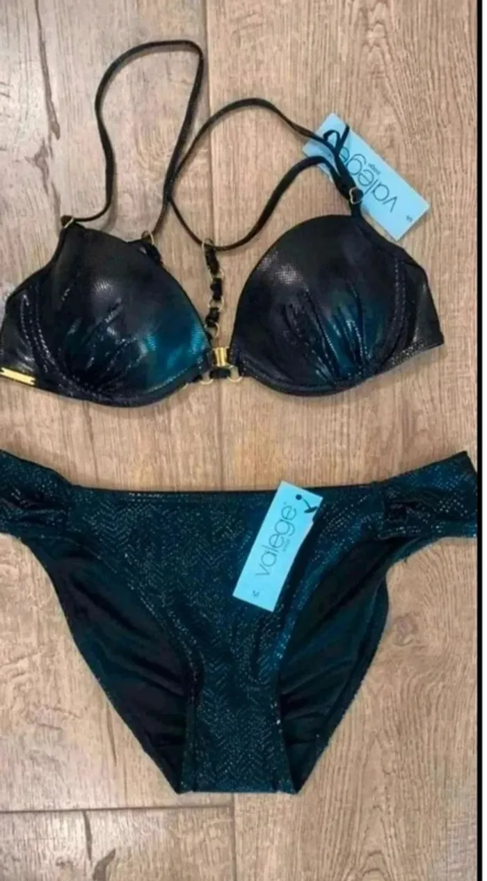 Maillot de bain 2 pièces Valege – Taille S – Neuf avec étiquettes - photo numéro 2