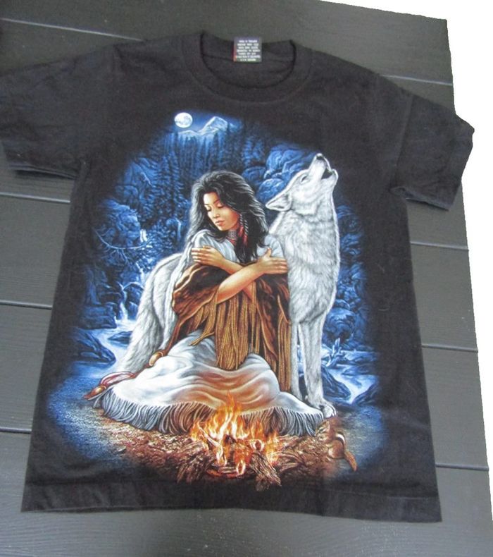 lot de 4 t-shirts imprimés rock taille S/M = 36/38 - photo numéro 3