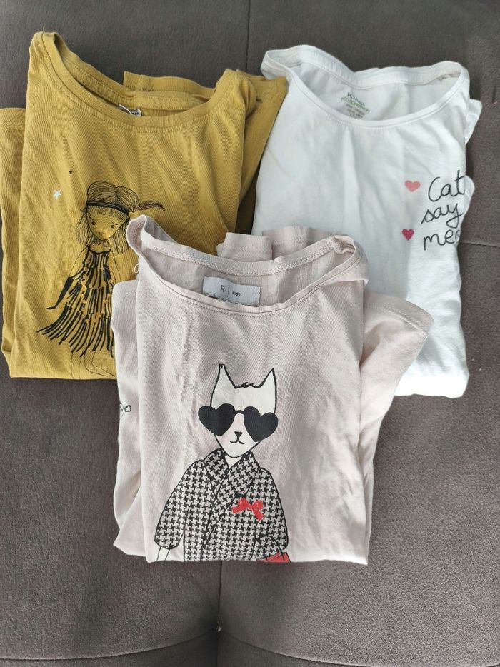 Lot de 3 tee shirts manches longues