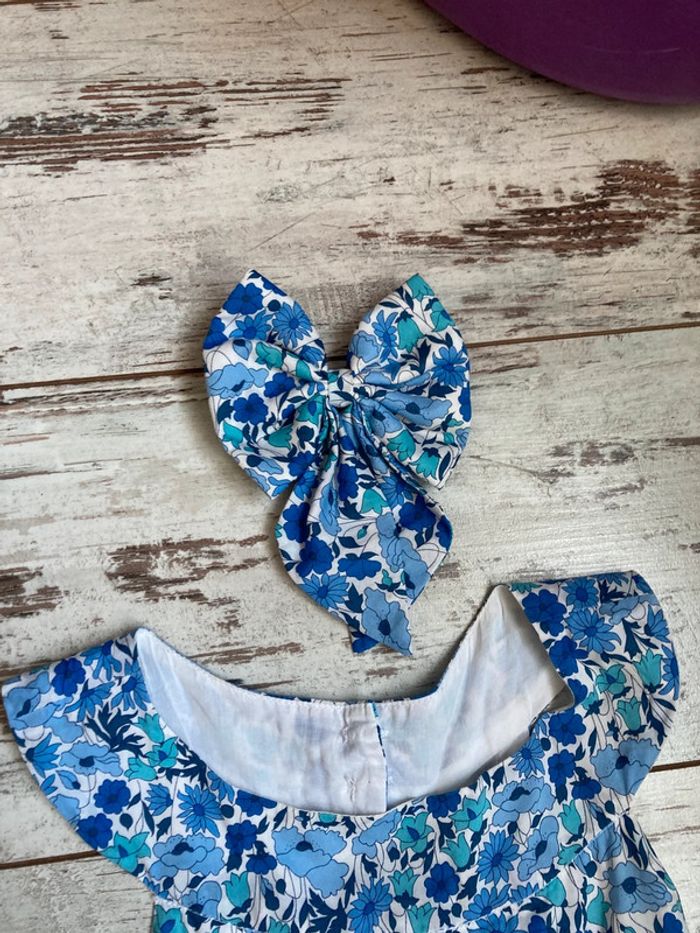 Robe Liberty Jacadi poppy and daisy bleu - photo numéro 3