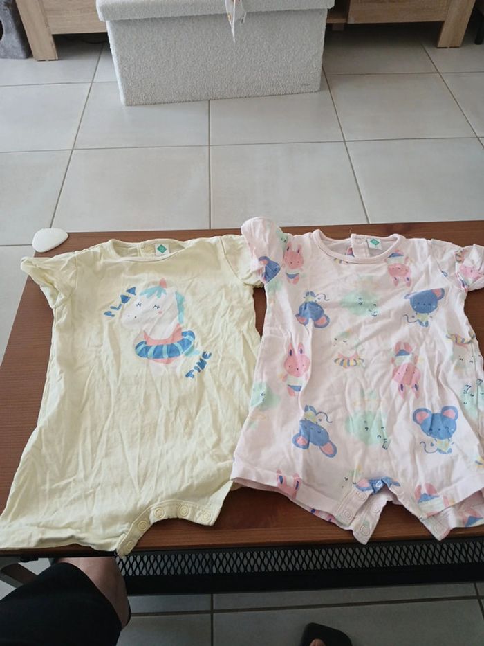 Lot pyjama été 12 mois