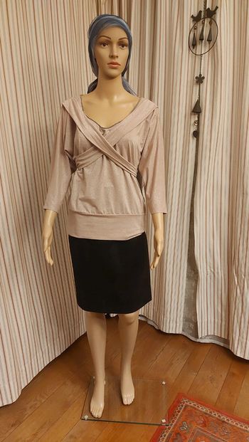 Blouse Avalanche Rose pailleté t 36/38