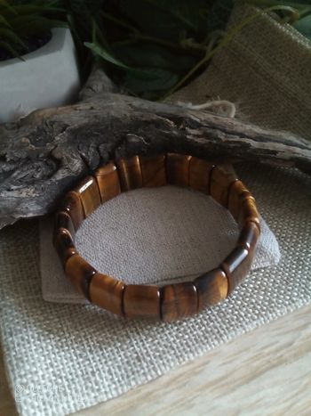 Bracelet oeil de tigre, pierres naturelles