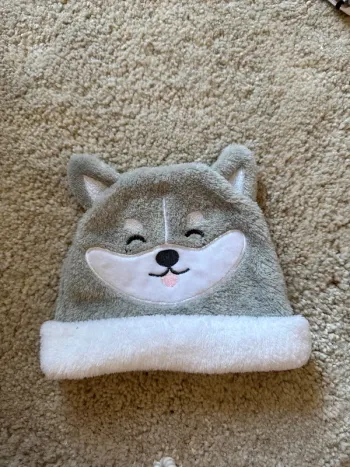 Bonnet tête de Loup pour bébé