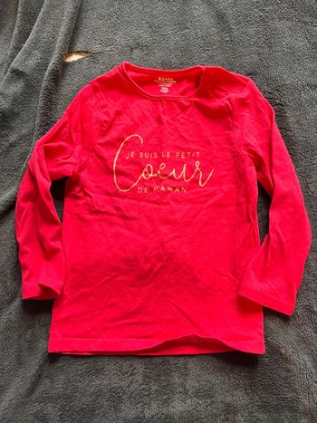 Sous pull message maman fille 24 mois