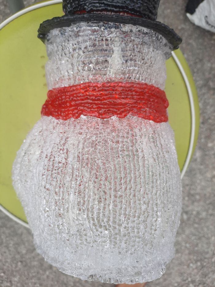 Lampe bonhomme de neige - photo numéro 3