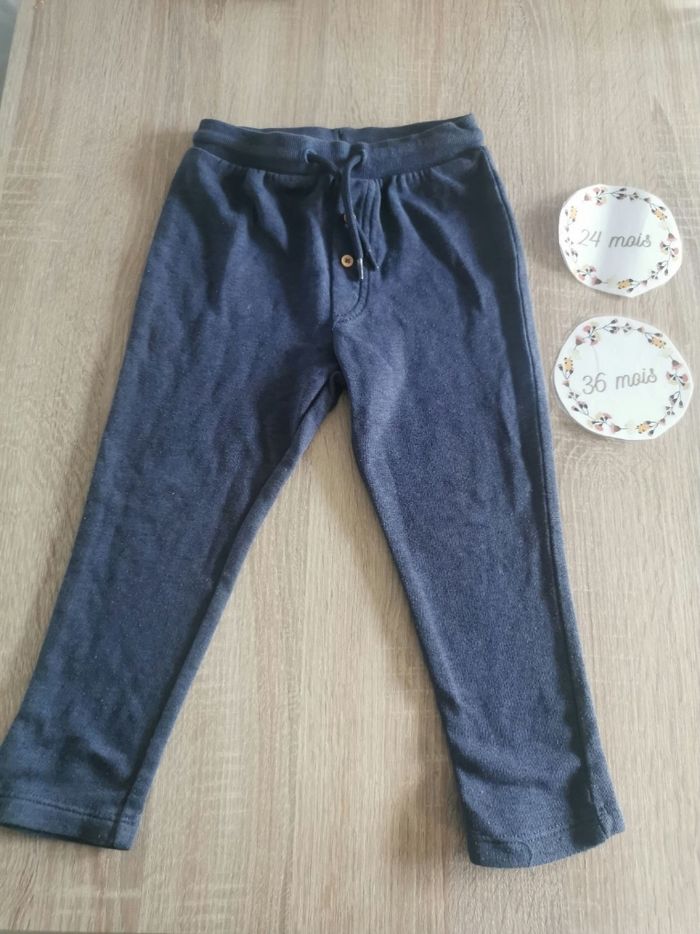 Lot de 2 pantalons en coton 24/36mois lupilu et tex - photo numéro 2