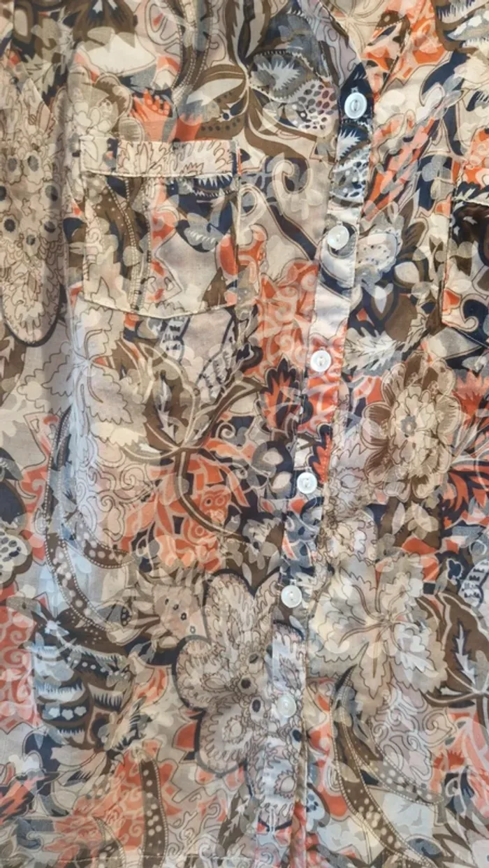 Belle chemise  /blouse vintage damart taille l tres bon etat - photo numéro 6