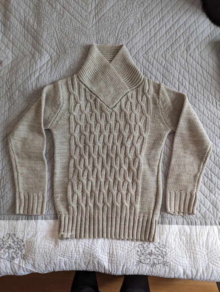Pull col haut
