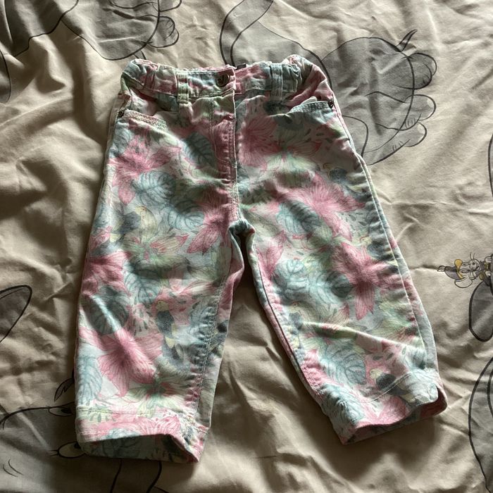 Jeans fille fleur 23mois