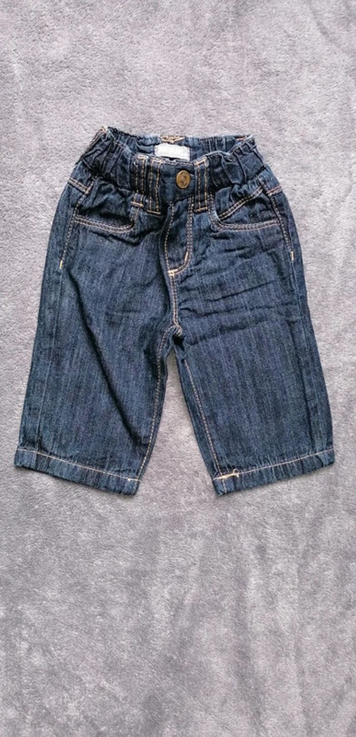 Petit pantalon style jean. 6 mois. Pikouic